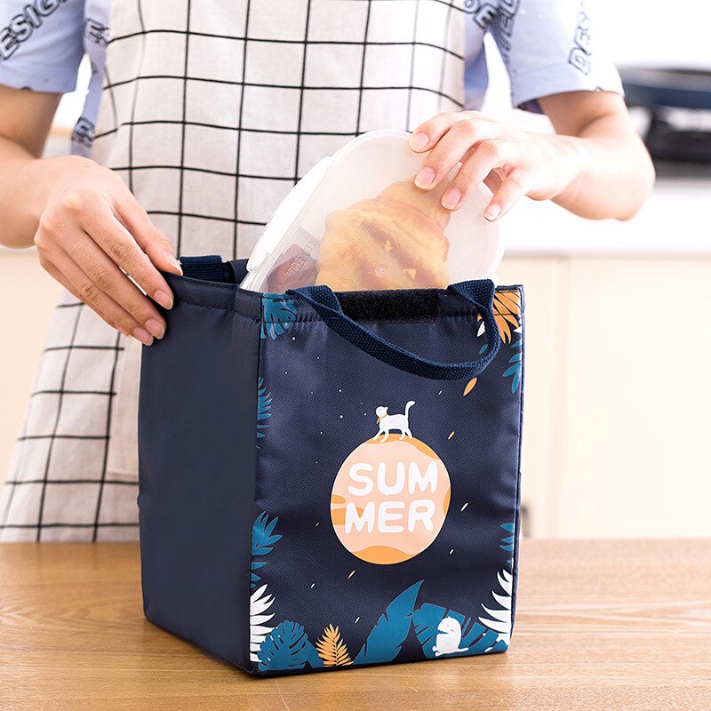 Borsa da pranzo più fresca del fumetto per Picnic borsa da viaggio impermeabile isolata per Organizer per colazione termica da viaggio per bambini