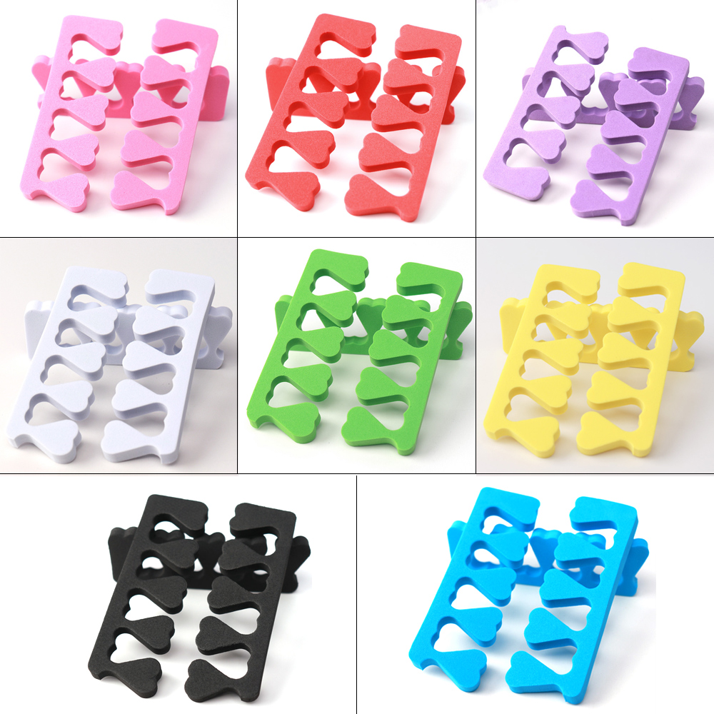 10/20/50Stck Zehenspreizer Fuß Finger Separatoren Abstandshalter Pedikübetreffend Zehen Spreader Teiler Weichen Schwamm Manikübetreffend NäGel kunst Werkzeuge