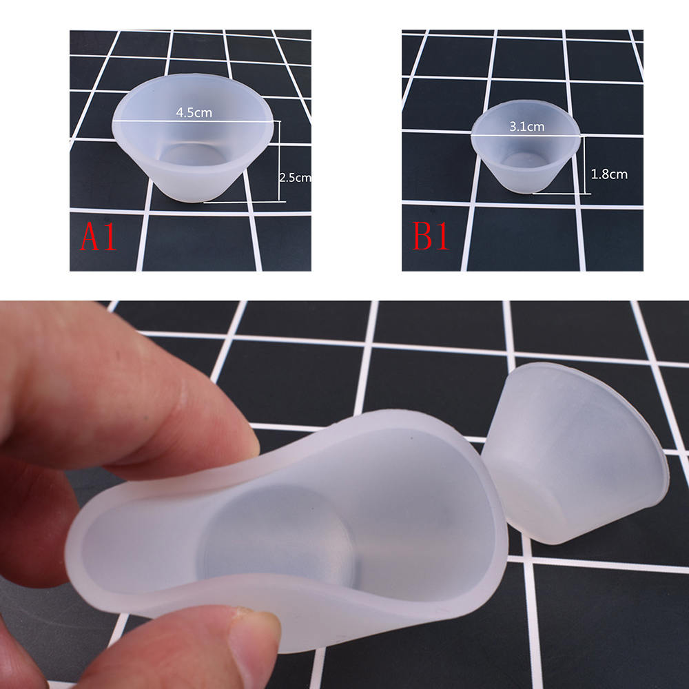 10pcs/set Silicone Mixing Measuring Cup Handmade DIY Craft Liquid epoxy Resin Distribution Cups Handmade Craft Accessories