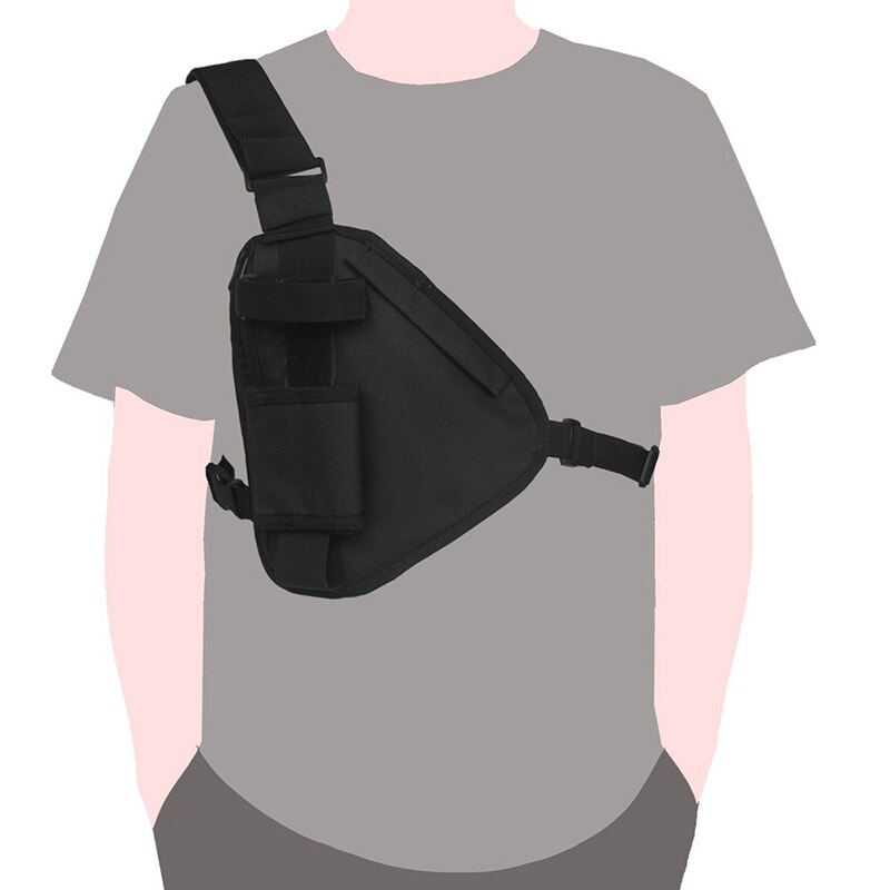Brust Rig 600D Oxford Tuch Brust Tasche Walkie-Talkie Brust Tasche Wireless Hand-Gehalten Suche und Rettung Radio tasche Brust Tasche