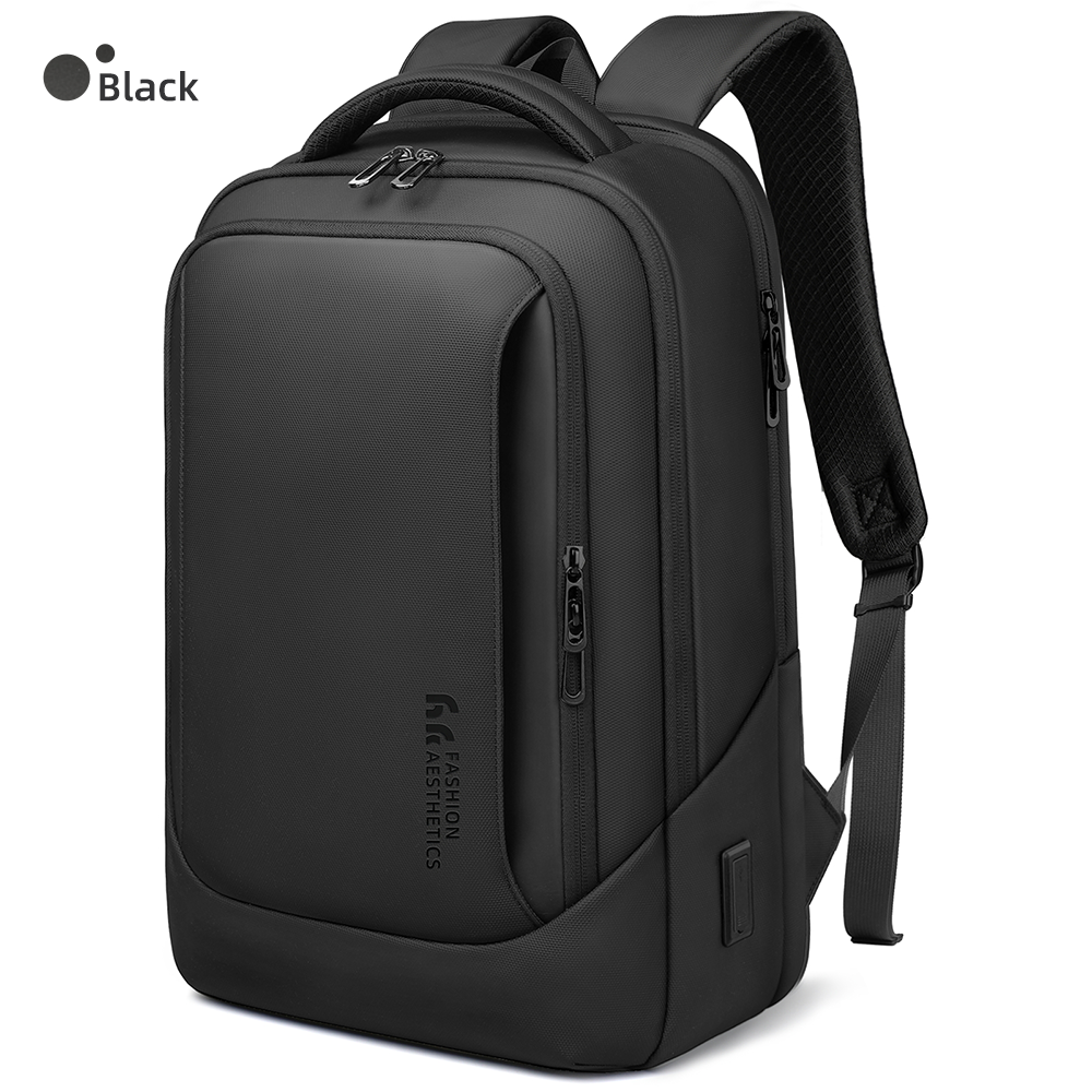 Mochila de viaje Heroic Knight de gran capacidad, impermeable, mochila para ordenador portátil de 15,6 ", mochila de trabajo para , mochila escolar: Negro