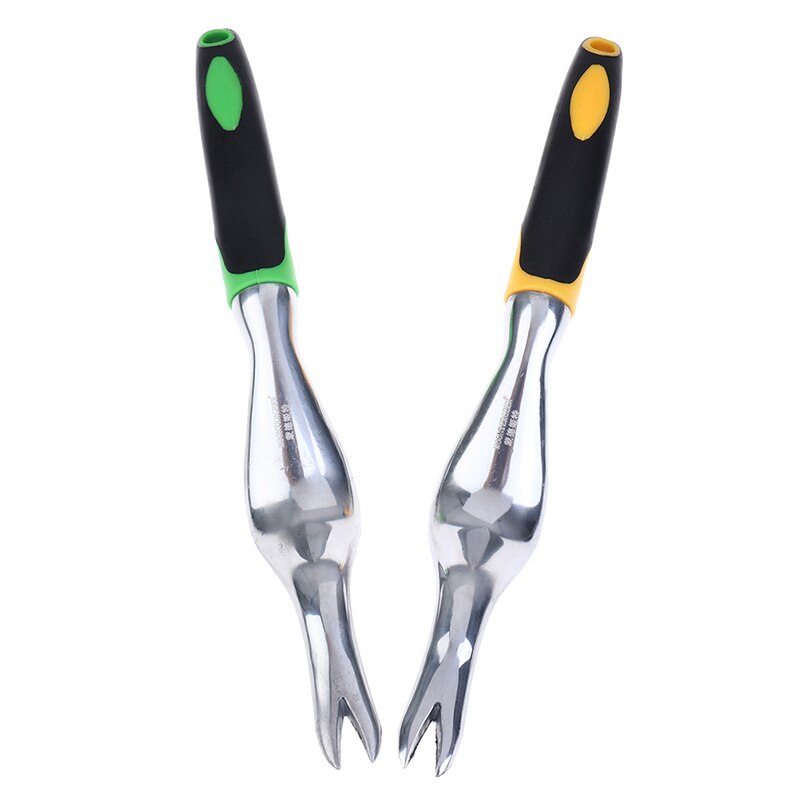 Weeder Fork Dig wild vegetable farmer puller Heavy Duty Hand Weeder Garden Weeding Removal Cutter Tools with Ergonomic Handle