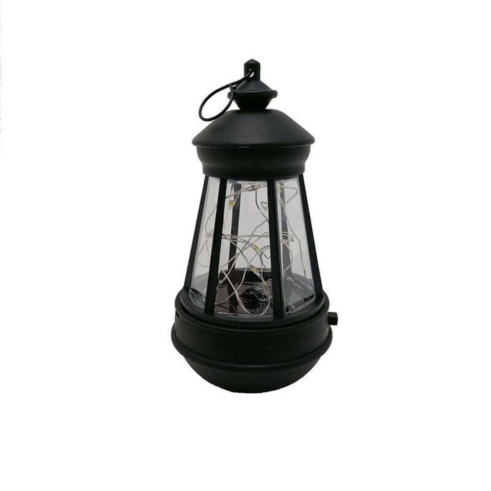 Patio Garden Decor Solar Lantern Hanging LED Light Outdoor Yard Waterproof Garden Lighthouse lantern