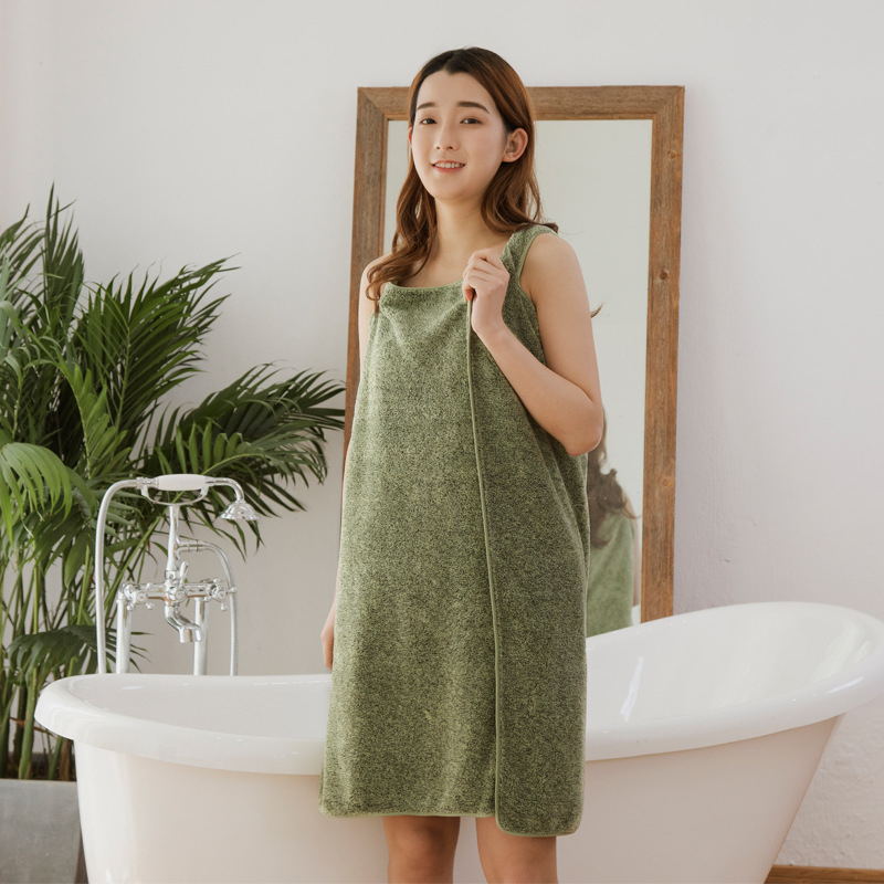 Toallas de baño de fibra de bambú para mujeres y adultos, toalla de playa usable, bata de baño, Toalla de baño