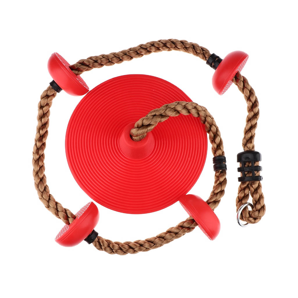 Kinderen Peuters Klimmen Touw Met Seat Rood Voor Boom, Huis Dak, Outdoor Gym Klimrek Kit