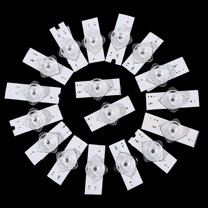 Perles de lampe de 3V 6V SMD avec le filtre optique de lentille pour l'outil de réparation de TV de LED de 32-65 pouces