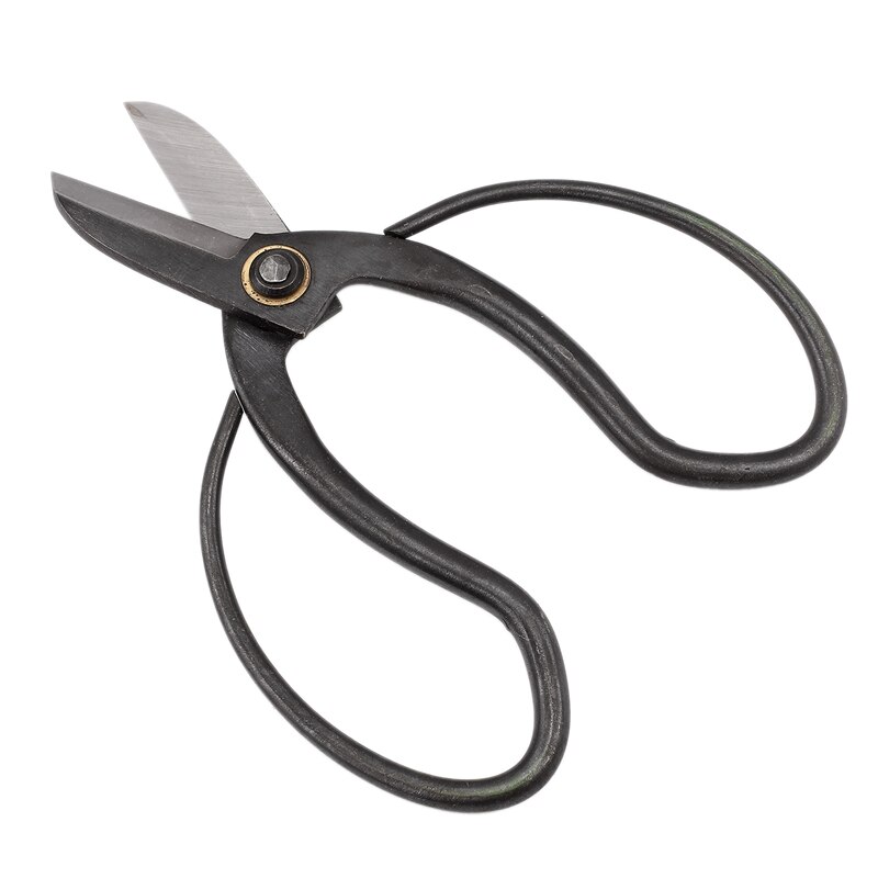 Bonsai Scissors 6.7Inch (170mm), Steel Flower Arranging Tools, Bonsai Tools Shear Tool Black