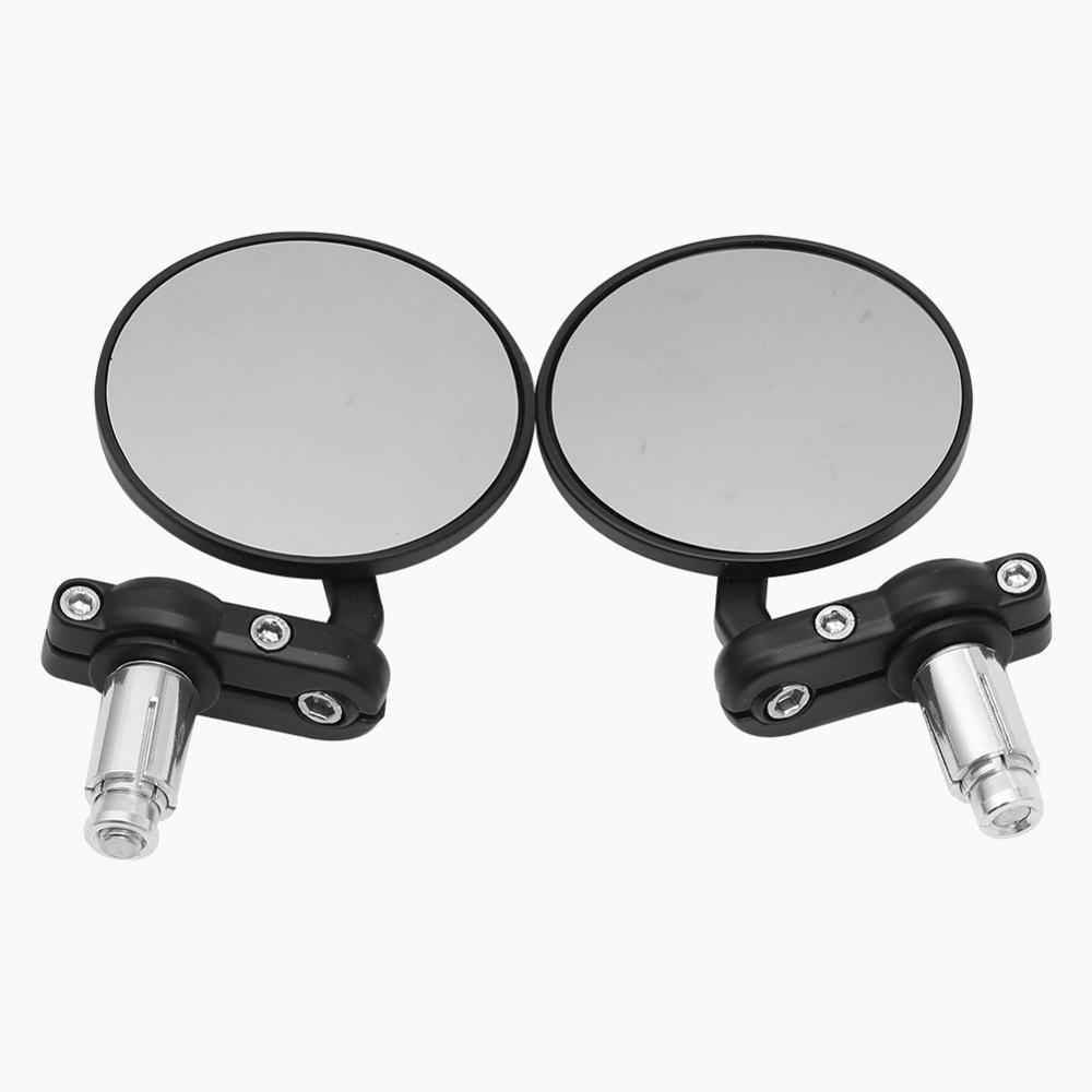 Espejos retrovisores universales para motocicleta, accesorio redondo con mango de 7/8 pulgadas para Ducati Metallic 750, 750, Dark 1000, Monster M900, 900 S, Dark: Default Title