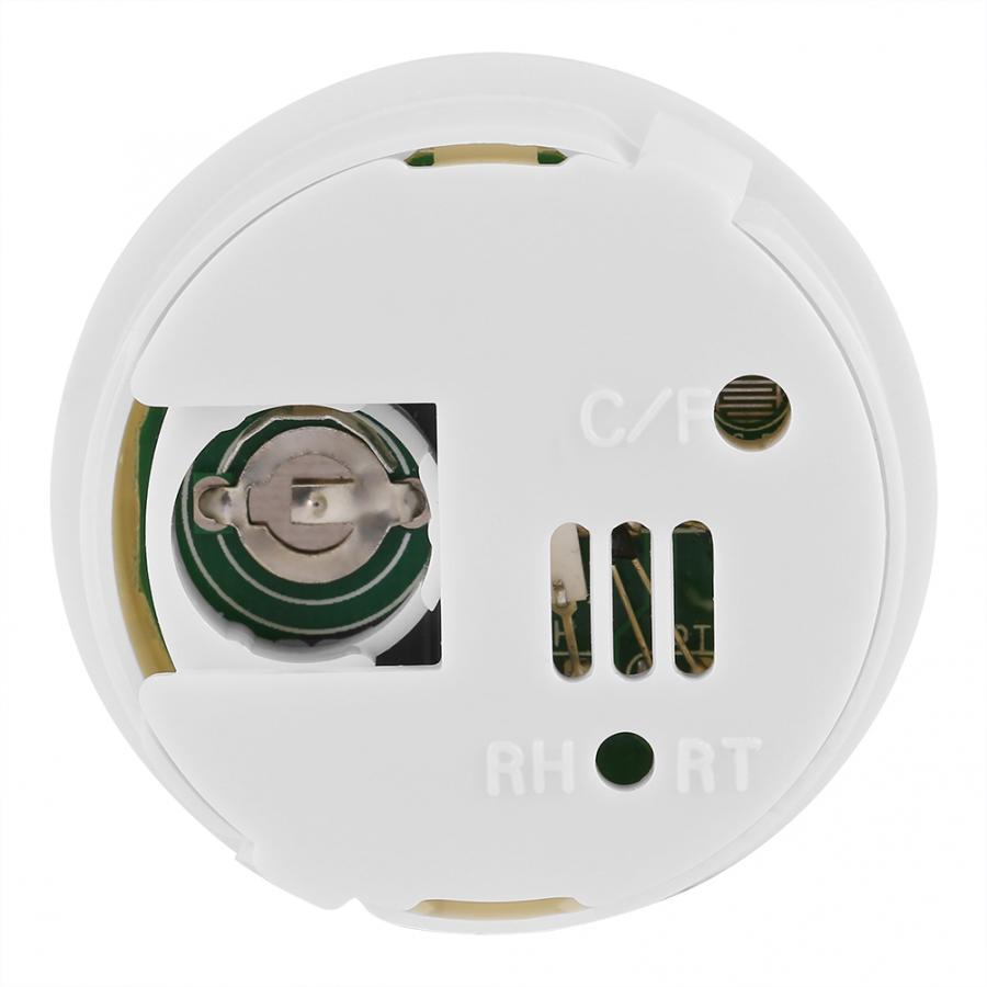 Round Mini LCD Digital Thermometer Hygrometer Meter Temperature Humidity Meter Clear Intuitive Digital Display Instruments