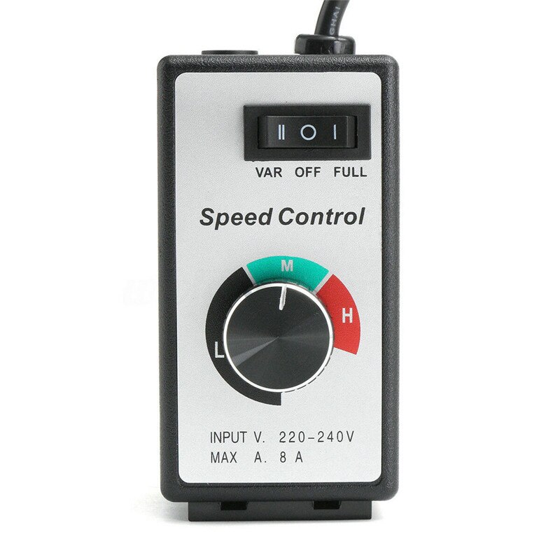 8A Variable Speed Controller Control Motor Rheostat For Router Fan 220V-240V