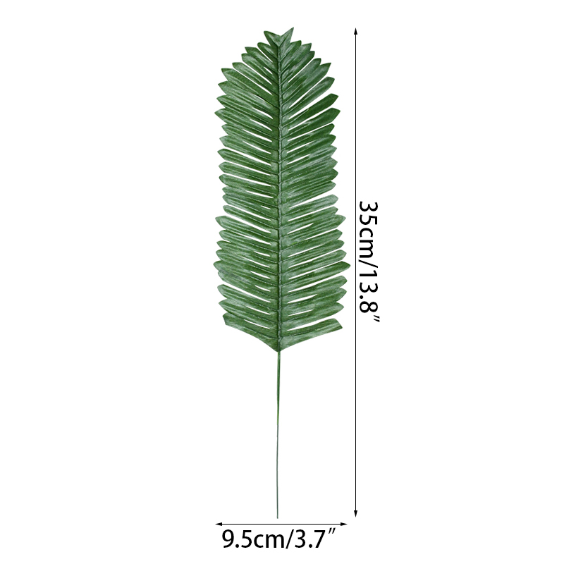 10/20 stücke Grüne Künstliche Pflanzen Palm Blätter Simulation Blatt Für Dschungel Geburtstag Hochzeit Party Wohnkultur DIY Blume Anordnung: Deep Pink