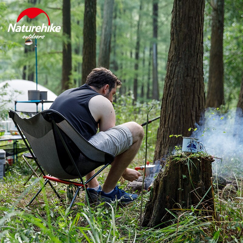 Naturehike YL05 Lightweight Compact Portable Outdoor Folding Beach Chair Fishing Picnic Chair Foldable Camping Stool NH18Y050-Z