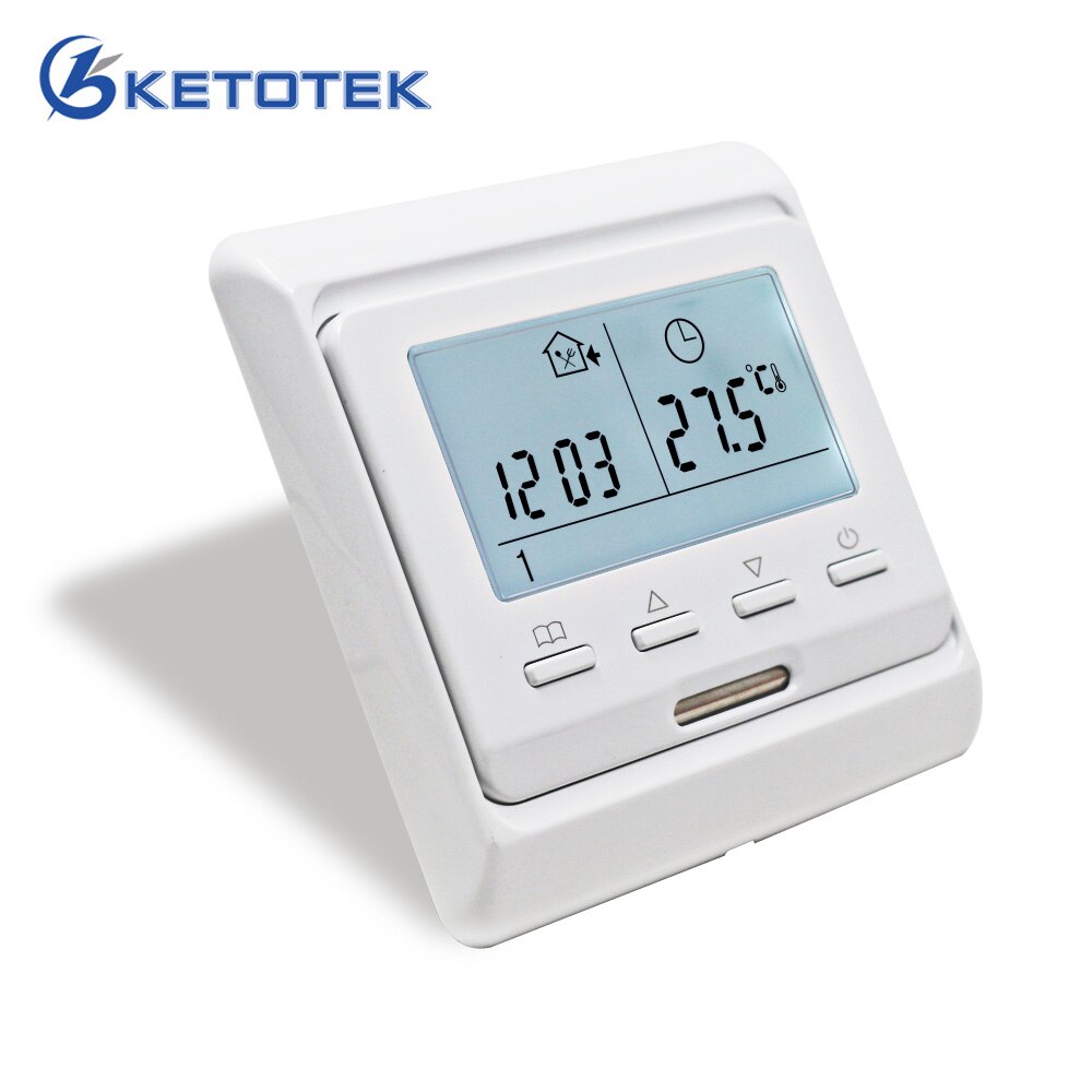 220v termoregulator til varm gulvvarme termostat 16a elektrisk / vand opvarmning lcd ugentlig programmerbar trådløs termostat