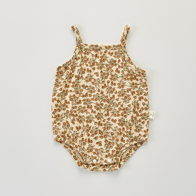 Zomer Baby Meisjes Kleding Sling Kinderen Jumpsuit 3M-36M Baby Meisjes Bodysuits Katoen Bloemen Soft Kids Romper roupas De Bebe: 3 / 100 ifit 2T-3T