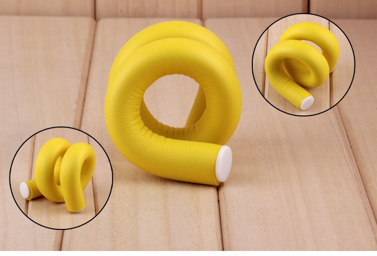 Rolos de cabelo de borracha macia 10 pçs/lote, rolos de cachos de espuma macia para design de cabelo, ferramenta mágica de rolo de borracha para mulheres