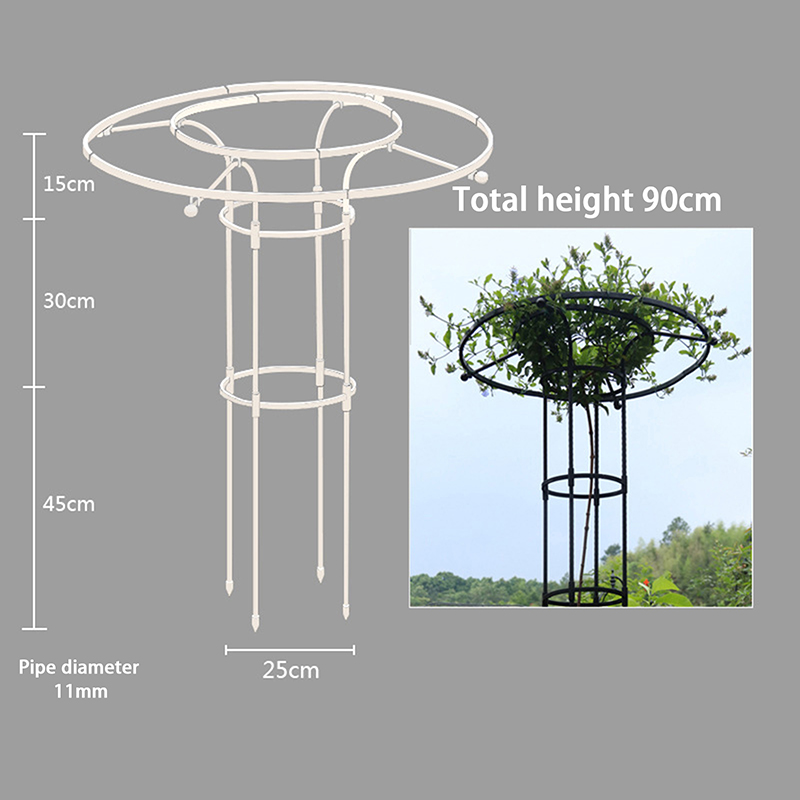Enrejado de jardín para plantas trepadoras, torre de sombrilla, enrejado para plantas trepadoras, soporte de bricolaje, enrejado de escalada, soportes para macetas de flores