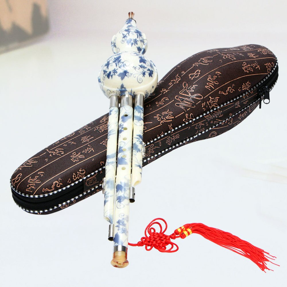 Chinees instrument, cucurbit fluit, etnisch muziekinstrument