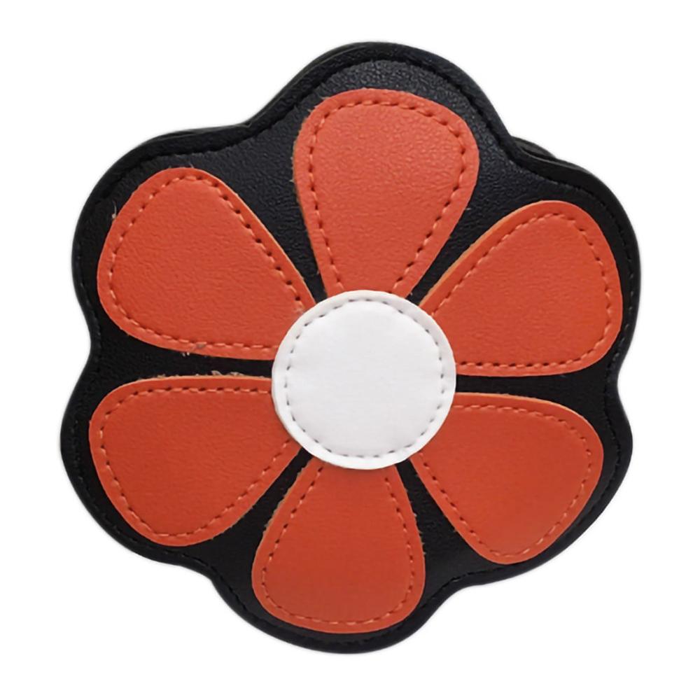 children's bag cute flower shoulder mini messenger bag round bucket Children Lovely Flower Girls Y504: OR