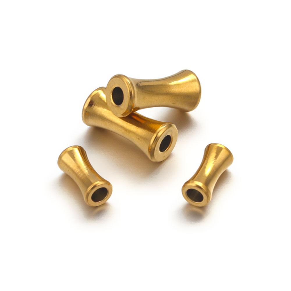 10 Stuks Roestvrijstalen Buis Kralen Bedels Voor Armbanden Ketting Diy Spacer Losse Kralen Sieraden Benodigdheden Kraal Accessoires