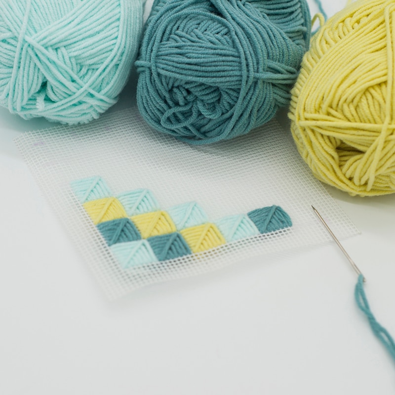 Mesh Cloth Thread Yarn Embroidery Needle Threader Set For Latch Hook Rug Hooking