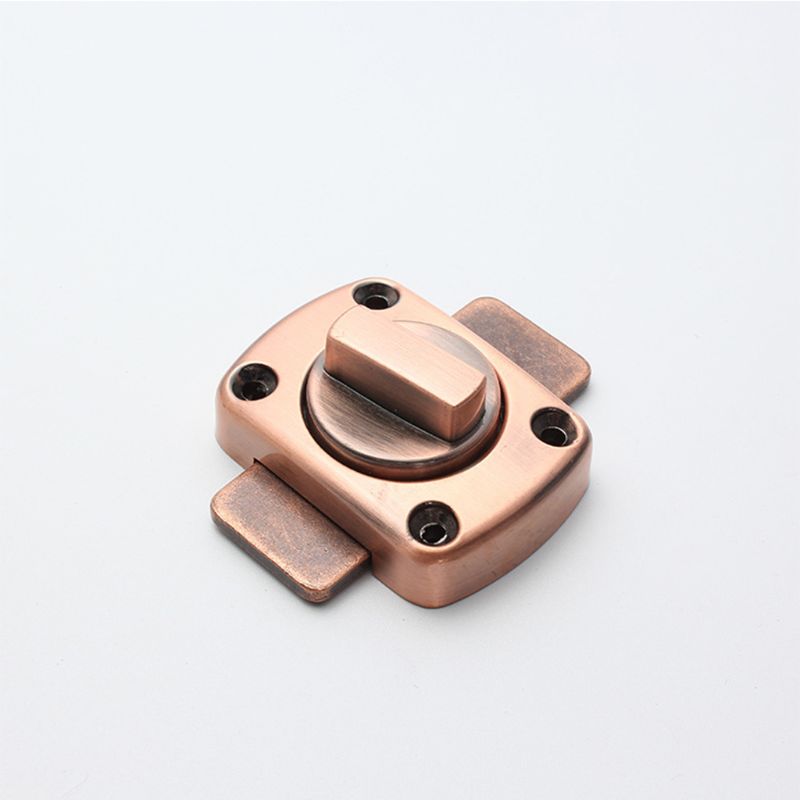 Zinc Alloy Door Gate Latch Rotate Security Sliding Door Lock Bolt with Screws