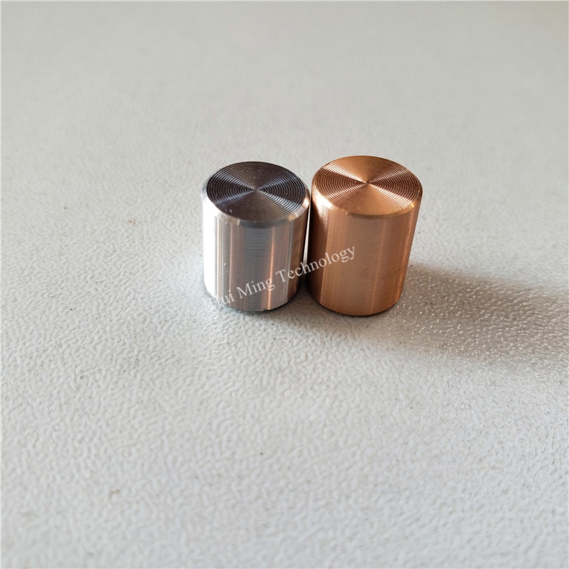 15 st aluminiumplastlock potentiometer ratt 9.2*10*3.2mm potentiometer bilratt liten brytarknapp lätt pekmikrobrytare