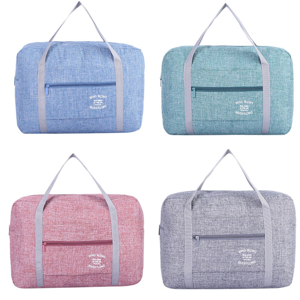Sacs de voyage Oxford imperméables pour femmes et hommes, sac de sport de grande capacité, organisateur de voyage, sacs d'emballage Cubes, sac de week-end