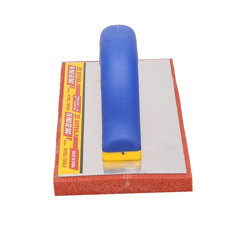 1 Rubber Foam Plastering Board, Hand-Held Tile Floor Grout, Floating Plastering Oil Skimming Mud Scraper Tiling Tool