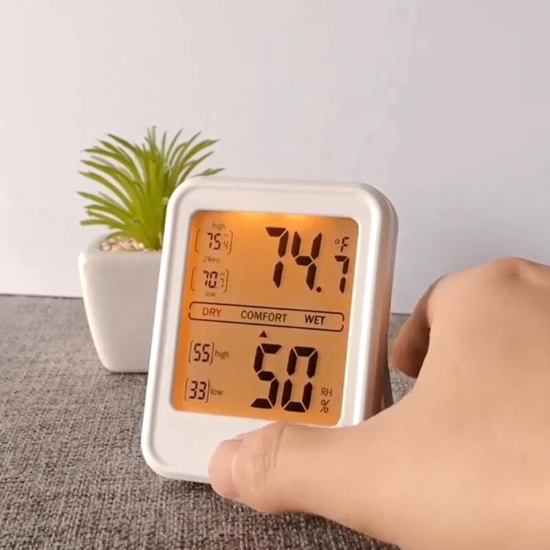 Indoor Outdoor Thermometer Hygrometer ℃/℉ Max/Min Temperature Humidity Monitor K9FA