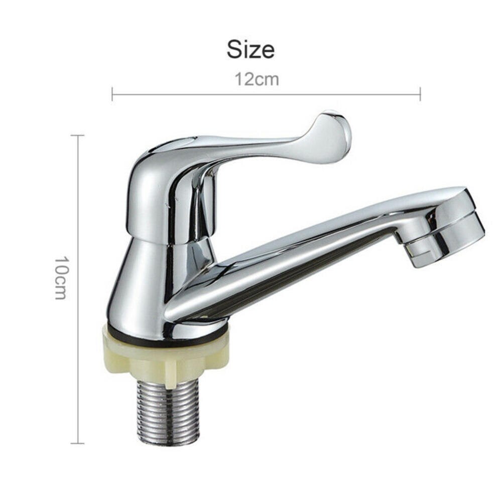 1Pcs Taps and Cold Pair Tap Traditional Bath Bathroom Basin Sink Faucet Kitchen Bathroom Accessories: Zinc alloy