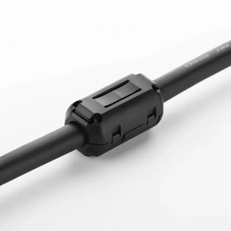 Anillo de Cable de núcleo de ferrita, cuenta de estrangulación de 3,5/5/7/9/13/15mm, filtro supresor de ruido RFI EMI para antena USB, Cable de Audio compatible con HDMI