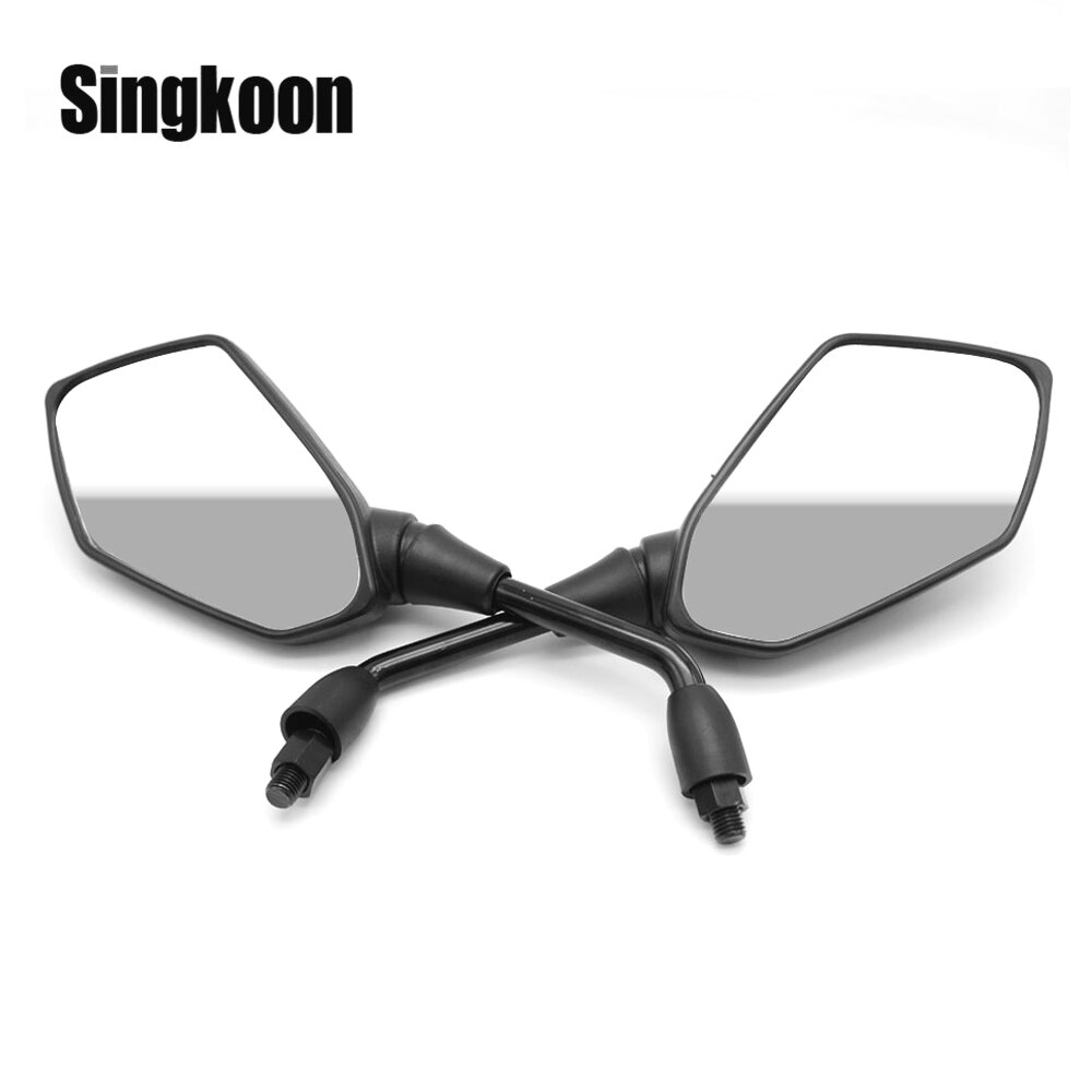 Universal 10mm Motorcycle Mirror Rearview Scooter Accessories retroviseur moto FOR cb1100 honda msx 125 piaggio mp3 fz6