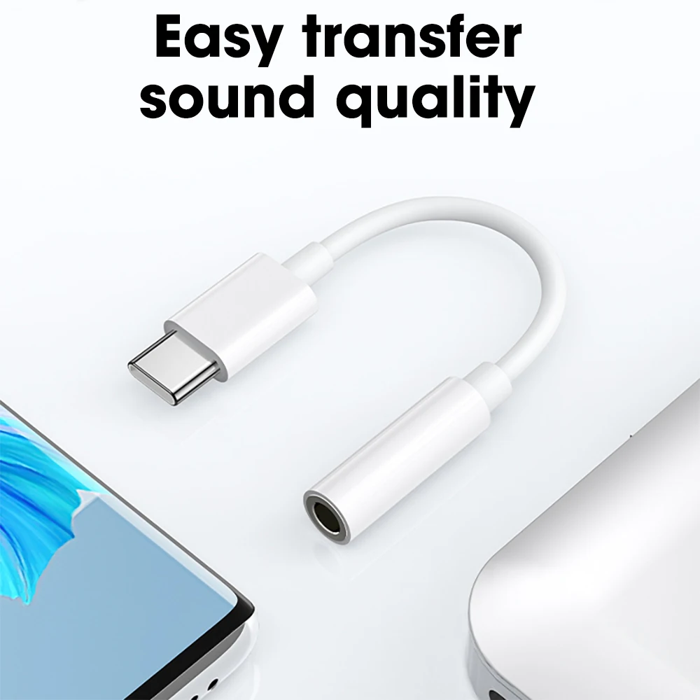 Kopfhörer anschluss Adapter für Huawei Mate 30 p30 Xiaomi Android-Handy USB Typ C bis 3,5mm Kopfhörer anschluss Audio-Kabel adapter