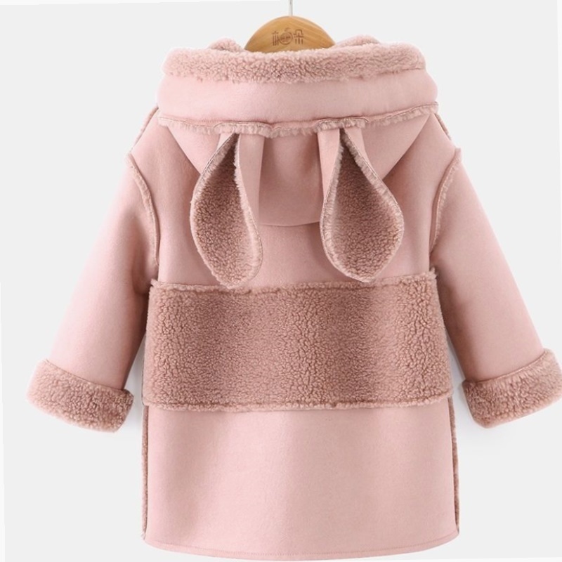 Casaco de inverno para meninas, jaqueta grossa de lã para meninas, xadrez, moda para crianças, outono, inglaterra, roupas para adolescentes, escola