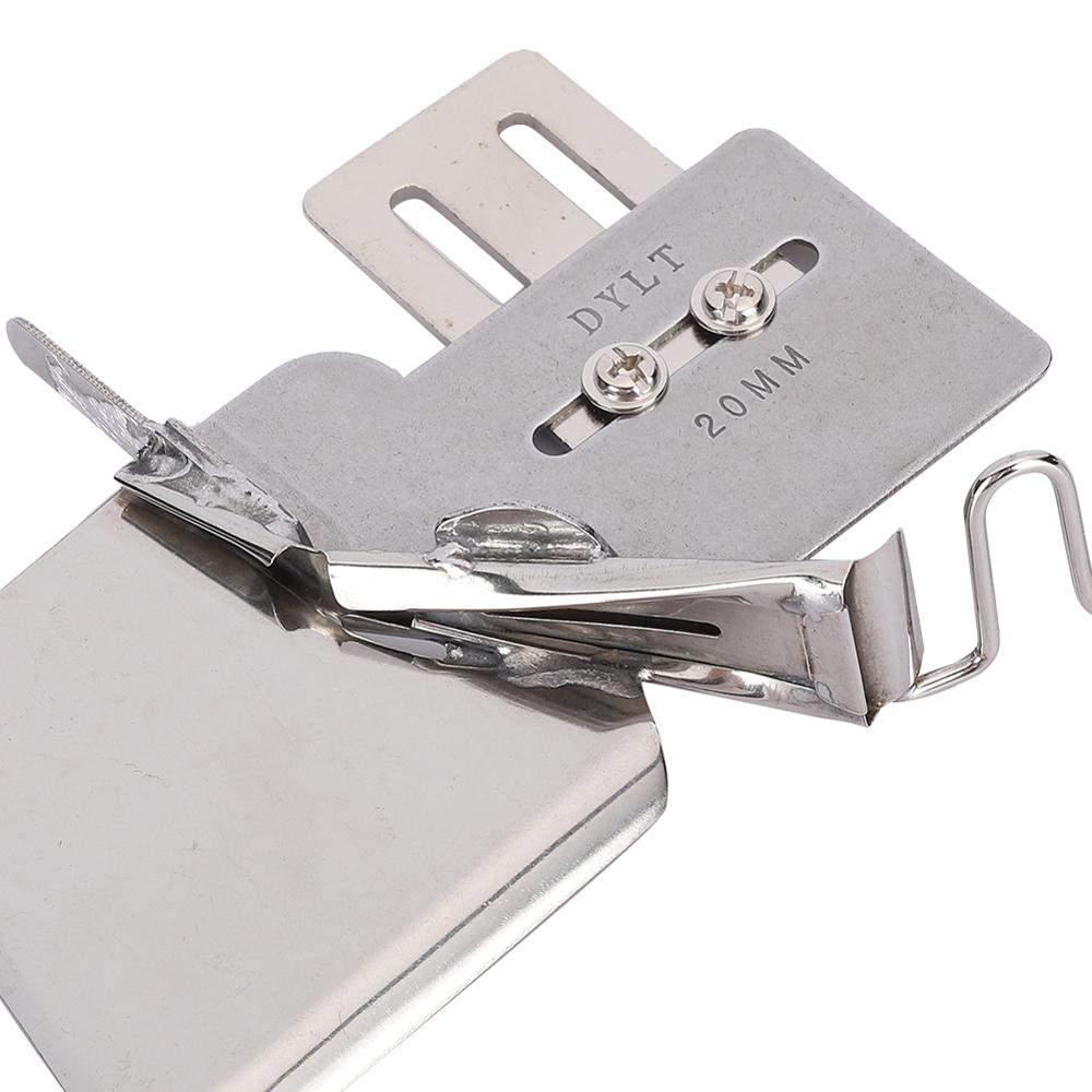 Classeur à bande de fixation à Double plat pour Machine à coudre, liant biaisé à Angle droit