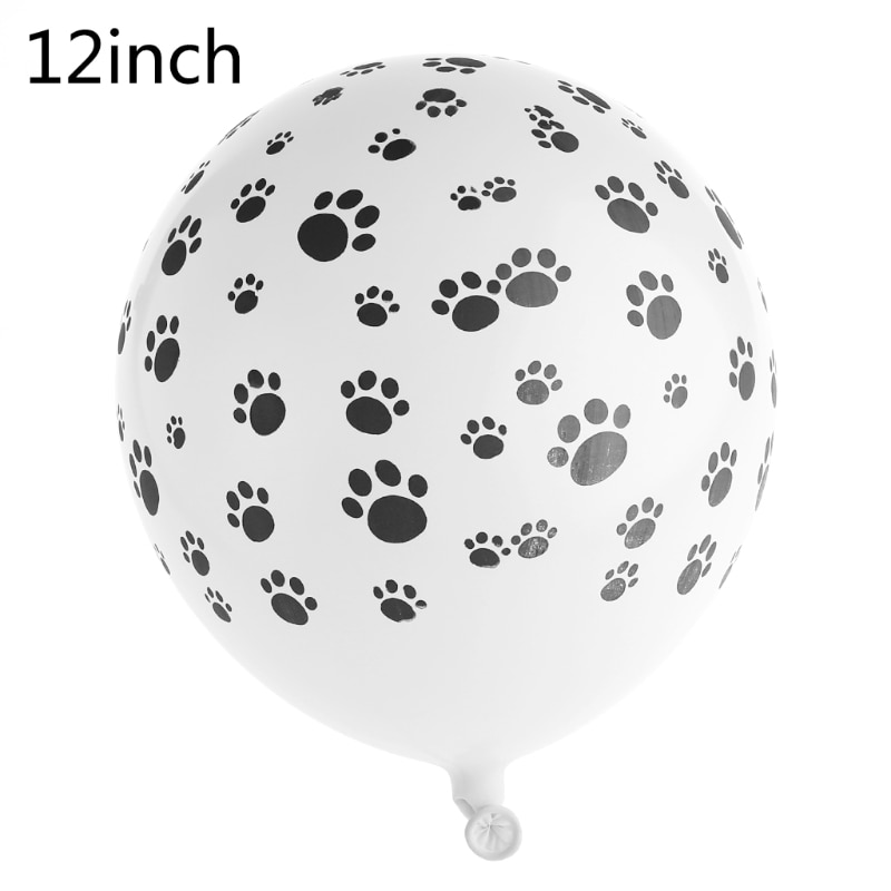 10 stk 12 tommer hundepote trykte dyr latex balloner baby fest dekorationu 2jc