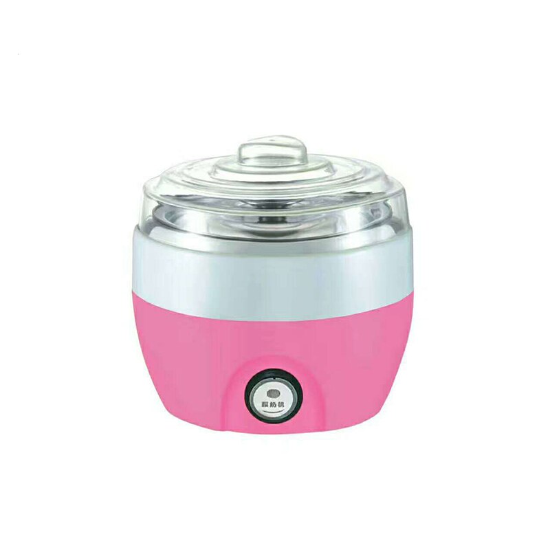 LSTACHi 800ml Stainless Steel Yogurt Maker Household Multifunction Automatic Fermentation DIY Yogurt Maker Cheese Machine: Pink
