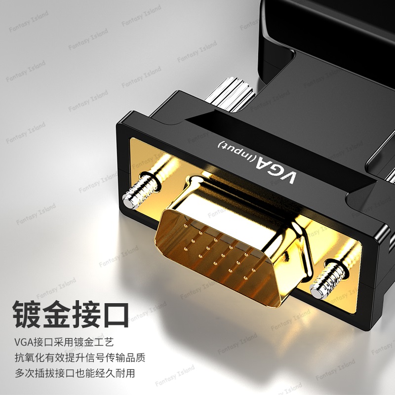 HW-2217 Vga Naar Hdmi Converter Met Audio Vga Naar Hdmi Computer Gastheer Hd Converter