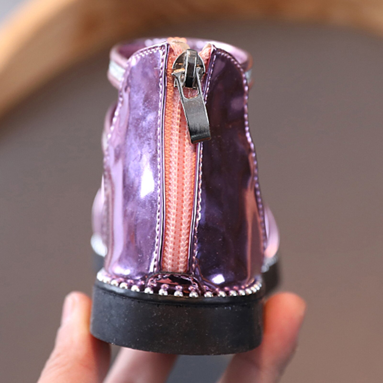 Sandales respirantes pour enfants, pantoufles plates de princesse scintillantes, chaussures à semelles souples pour tout-petits
