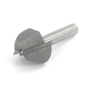 * Carpentary Houtwerk 1/4 "x 7/8" Dubbele Fluit Core Box Router Bit