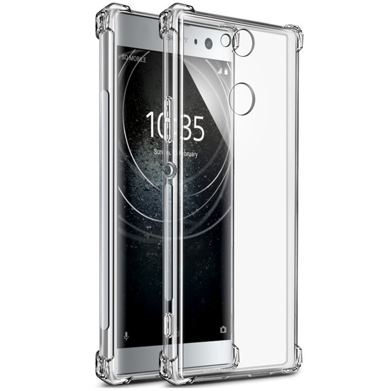 Funda Cherie a prueba de golpes para SONY Xperia XZ3 XZ2 XZ1 XA1 10 Plus XZ X XA XA3 XA2 Plus funda Ultra compacta de TPU transparente