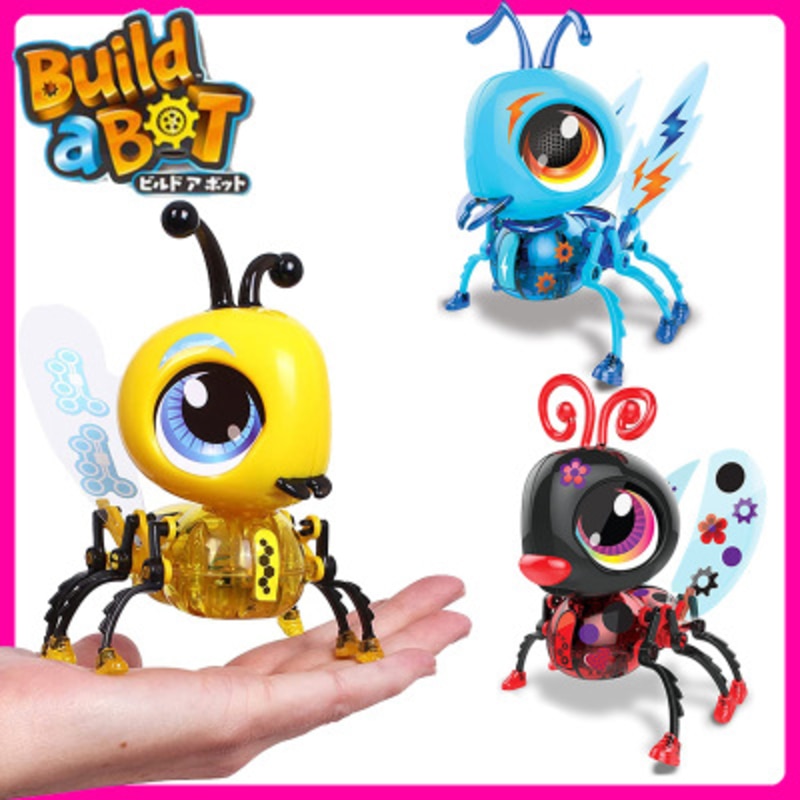 ¡Oferta! Robot eléctrico para ensamblar mascotas, juguete pequeño de abeja, pequeño hormiga, pequeño Robot de ensamblaje de mariquita