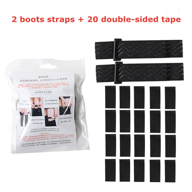 2 uds. De correa de cinturón para mujer, zapatos de fijación anticaída, elástico ajustable, cinta adhesiva interior antideslizante, cordón elástico