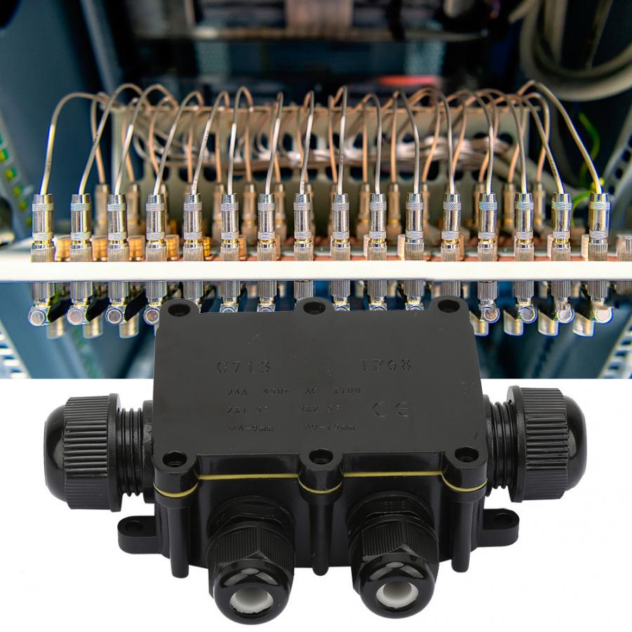 Muovinen elektroniikkakotelo  ip68 vedenpitävä projektiinstrumenttikotelo tee-se-itse-kytkentärasia katuvalaisimelle tulvavalolle 130 x 70 x 35mm