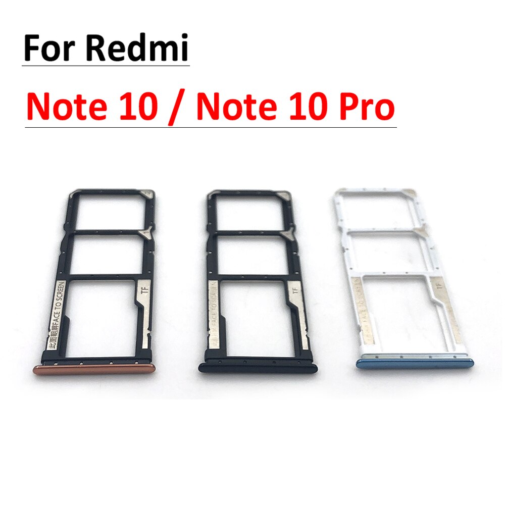 50 Stks/partij, Voor Redmi Note 10 / Note 10 Pro Sim-kaart Houder Lade Slot Houder Adapter Socket