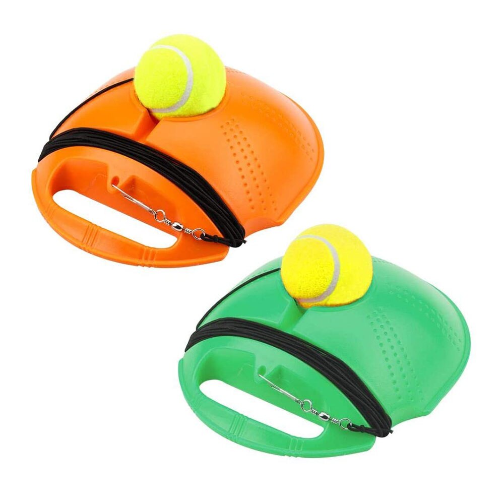 Automatic Tennis Ball Trainer Machine Rebound Ball Exercise Outdoor Sparring Device Set Tennis Practice Training Equipment