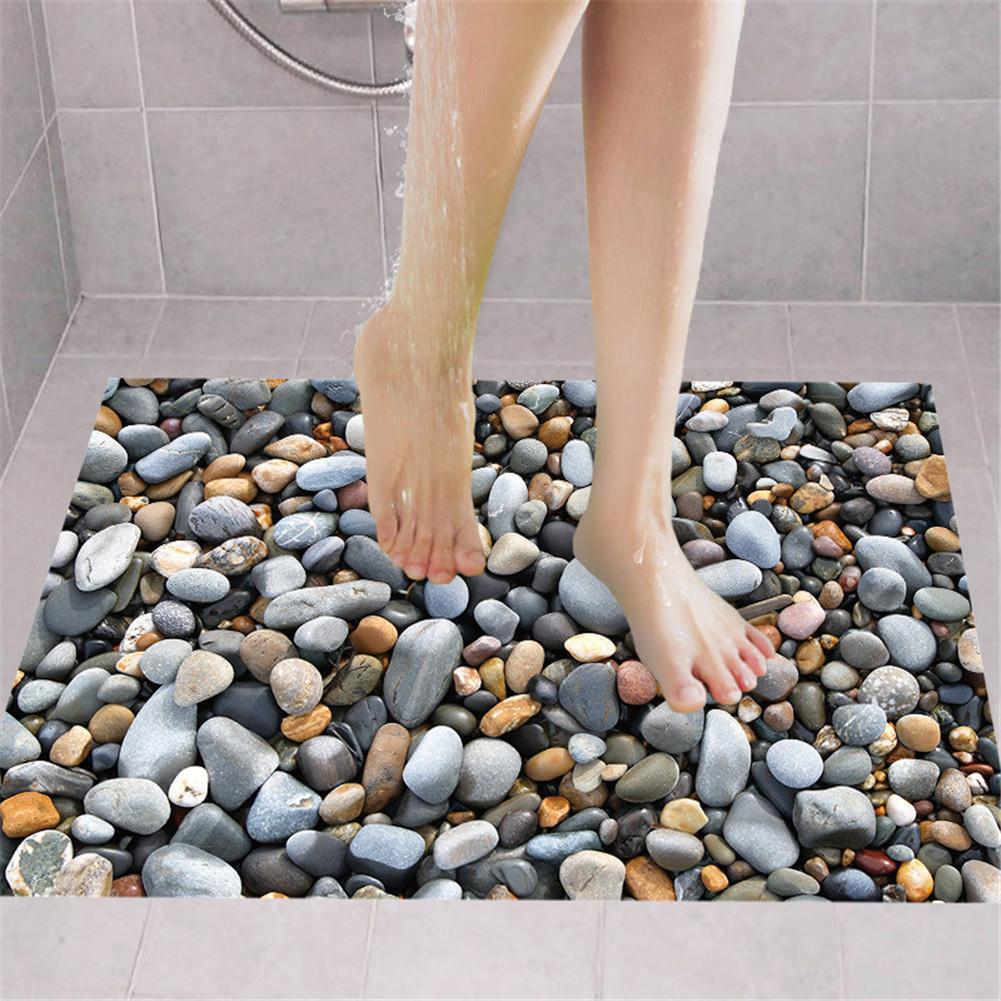 Pegatina de suelo empedrado resistente al agua, Mural moderno extraíble para sala de estar, baño, decoración del hogar, 1 Uds.: Default Title