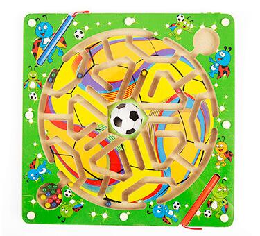 Bacchetta magnetica Wiggles e Vermi Marmi Labirinto Di Legno Labirinto Animale Educativi Per Bambini Genitorialità Gioco di Famiglia Giocattoli