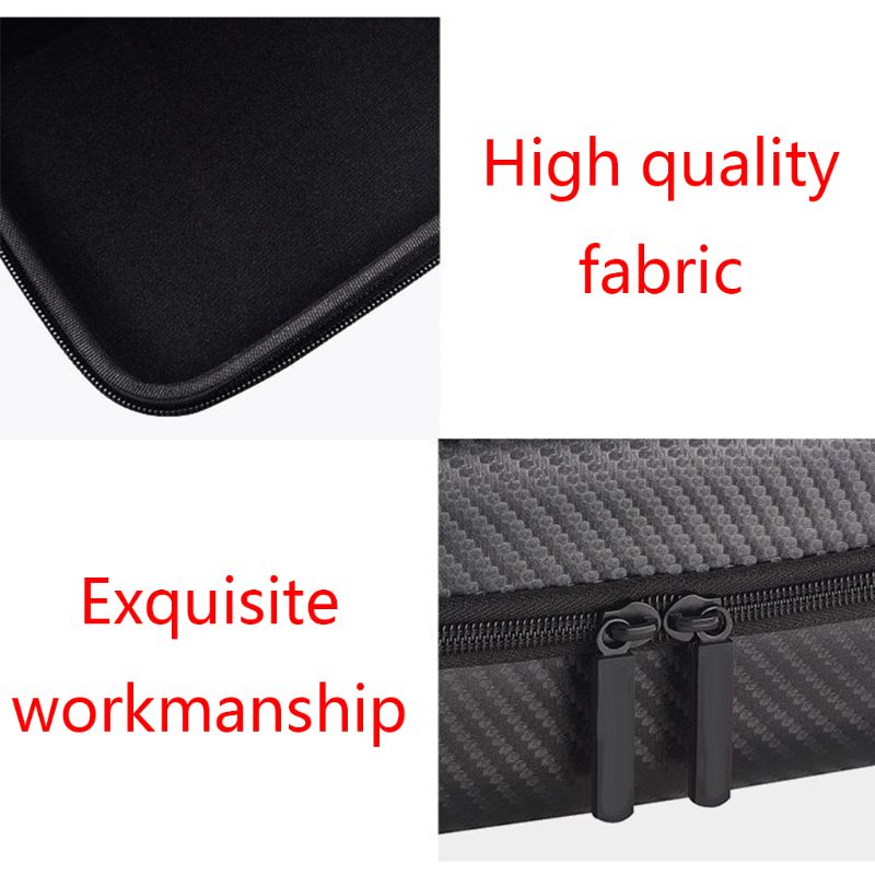 Sac portatif de poche de transport de boîtier de rangement de modèle de carbone d'unité centrale pour la télécommande d'air de DJI MAVIC 2