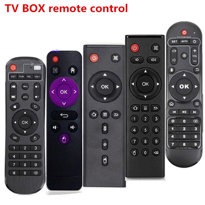 Ir fjernbetjening til android tv box  h96 max /tx3/x96/x88/hk1 max /h40/mx1/tx6s/mx10 pro /t95/ qbox erstatning fjernbetjening